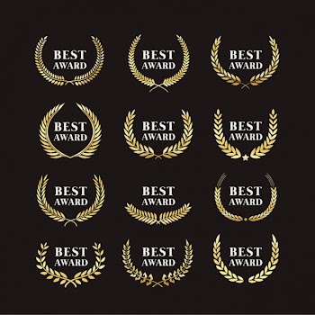 Awards badges Free Vector