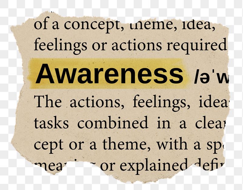 Awareness png word sticker, torn | Free PNG - rawpixel