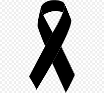 Awareness ribbon Black ribbon Clip art Cancer - ribbon 