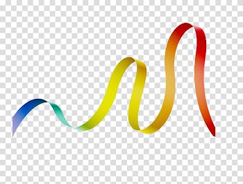 Awareness ribbon , Color ribbon line transparent background PNG clipart