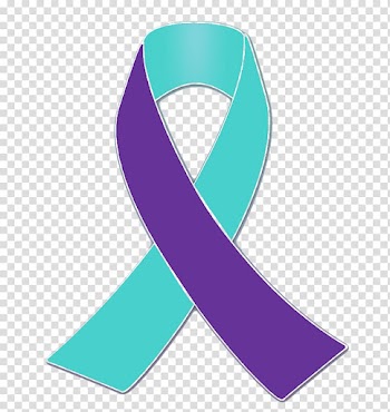Awareness ribbon Turquoise Green ribbon Color, ribbon transparent background PNG clipart