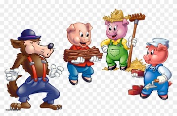 Awesome Clipart 50th Wedding Anniversary Clip Art 50th - Three Little Pigs Pigs