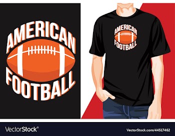 awesome eye-catchy modern american football t