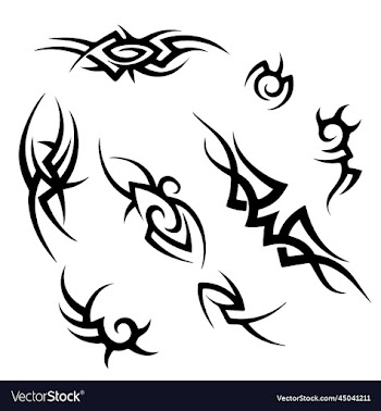 awesome eye-catchy modern cool tribal tattoos