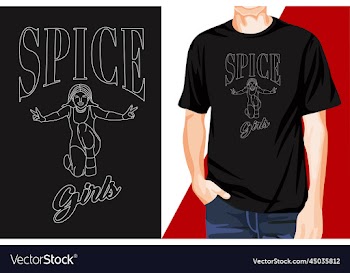 awesome eye-catchy modern spice girl line