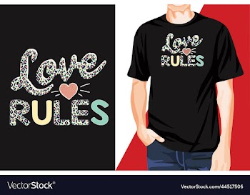 awesome eye-catchy typography lover t-shirt design