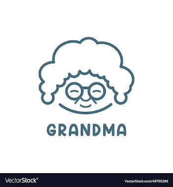 awesome grandma logo design