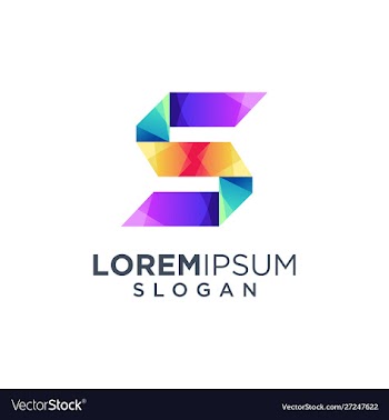 Awesome initial letter s logo vector image