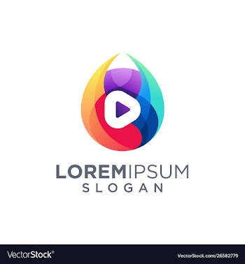 Awesome play logo design vector image