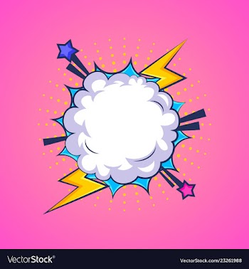 Awesome retro pop art explosion vector image