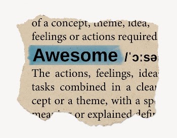 Awesome ripped dictionary, editable word | Free PSD - rawpixel