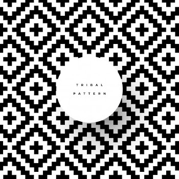 Awesome tribal pattern Free Vector