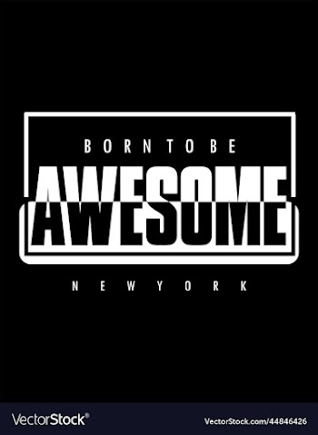 awesome typography for t shirt design premium