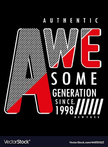 awesome typography for t shirt design premium