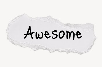 Awesome word typography, torn paper | Free PSD - rawpixel