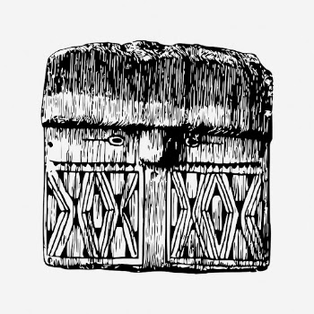 Aweti mask drawing, vintage traditional | Free Photo - rawpixel