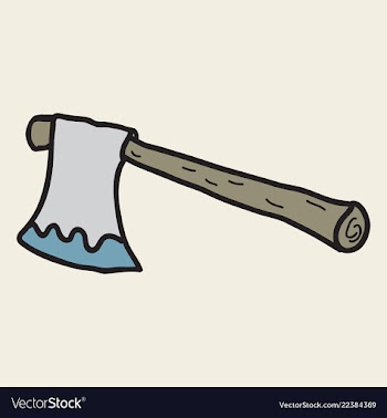 Ax icon halloween simple sign vector image