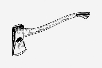 Axe drawing, vintage object illustration. | Free Photo - rawpixel