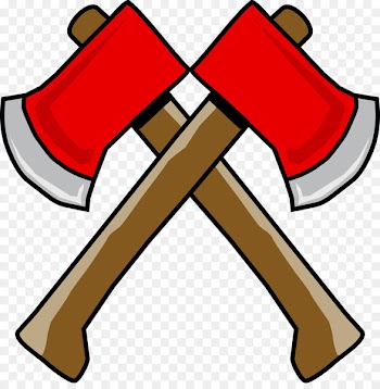 Axe Hatchet Clip art - Cross-ax 