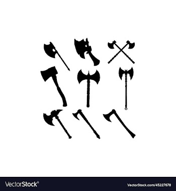 axe set collection silhouette design