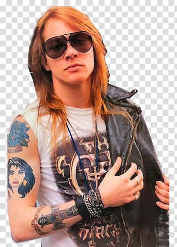 Axl Rose transparent background PNG clipart