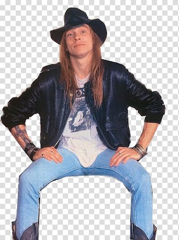 Axl Rose transparent background PNG clipart