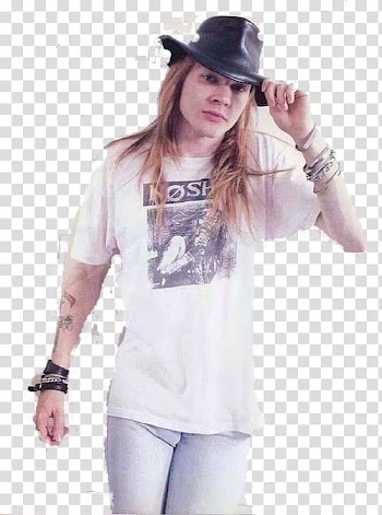 Axl Rose  transparent background PNG clipart