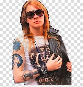 Axl Rose  transparent background PNG clipart