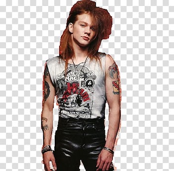 Axl Rose  transparent background PNG clipart