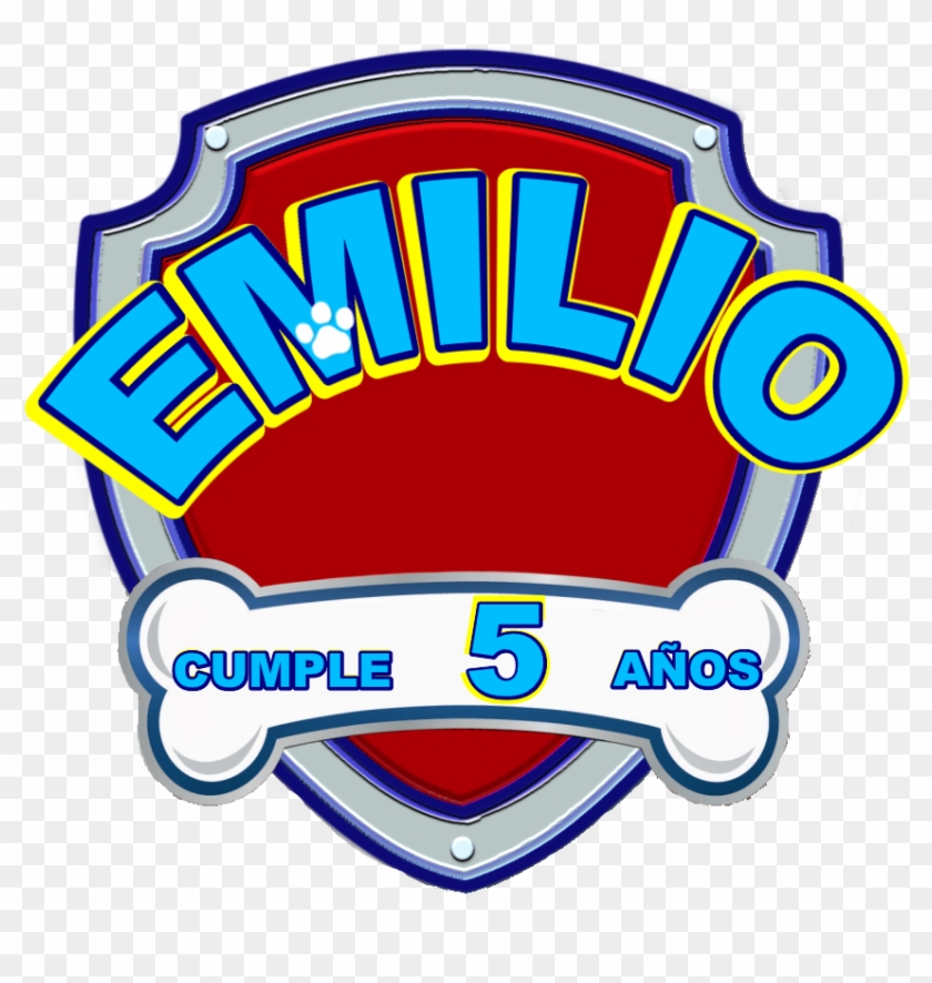 Ayuda Con Patrulla De Cachorros - Paw Patrol Logo Editable