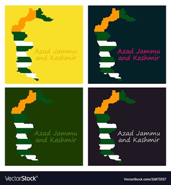Azad kashmir province of pakistan islamic vector image