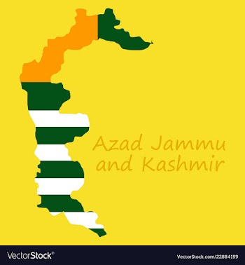 Azad kashmir province of pakistan islamic vector image