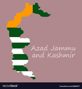 Azad kashmir province of pakistan islamic vector image