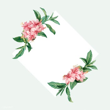 Azalea framed card | Free stock vector - 567759