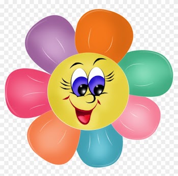 Azbuka - Flowers With Face Clip Art