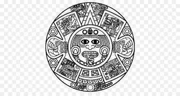 Aztec calendar stone Maya civilization - others 