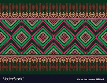 aztec ethnic background design with a seam