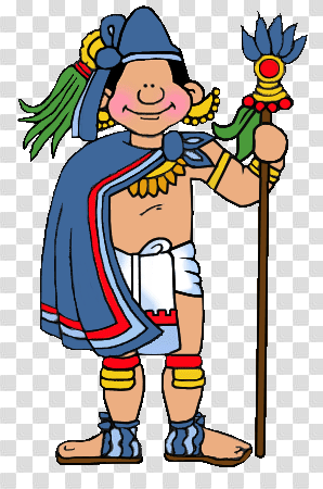 Aztecs Clip Art by Phillip Martin, Aztec Man