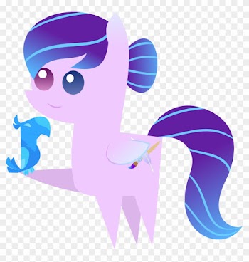 Azure Dreams And Her Pet - Mlp Baby Phoenix