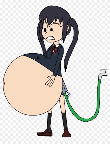 Azusa's Water Inflation By Girlsvoreboys - Girls Inflated With Water