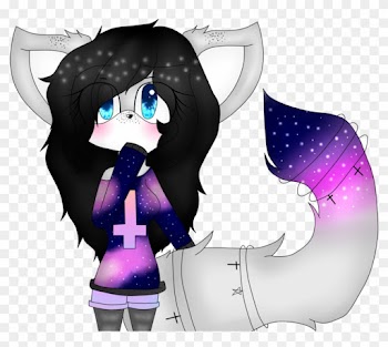 B L U S H-alexya The Goth Pastel Wolf - Cartoon