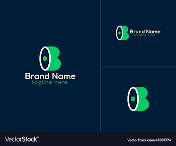 b letter logo design - company logo design