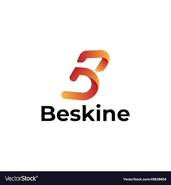 b letter modern 3d logo design