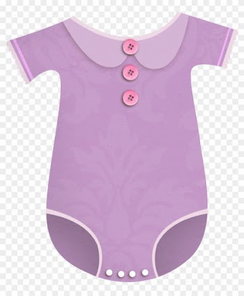 B *✿*little Love Girl - Baby Clothes Clipart Pink And Violet