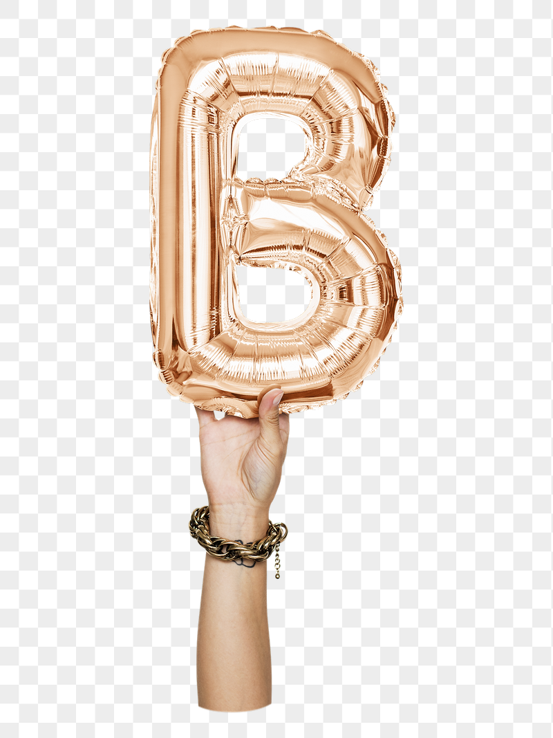 B png English alphabet, balloon | Free PNG - rawpixel