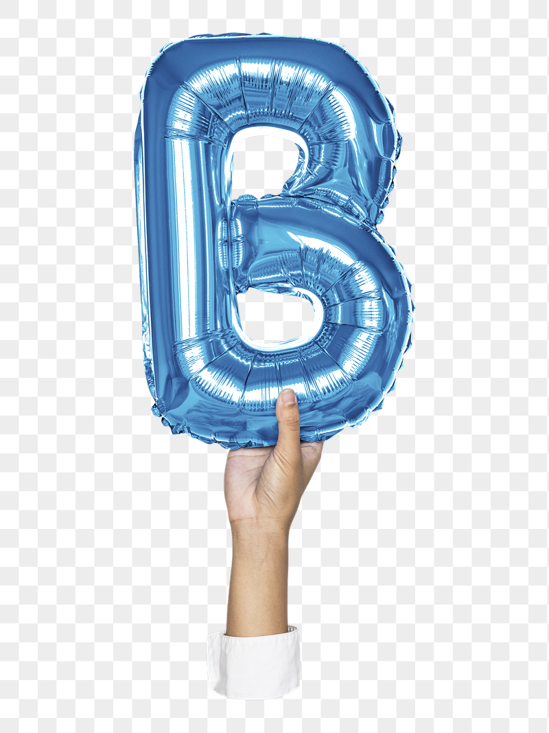 B png English alphabet, balloon | Free PNG - rawpixel