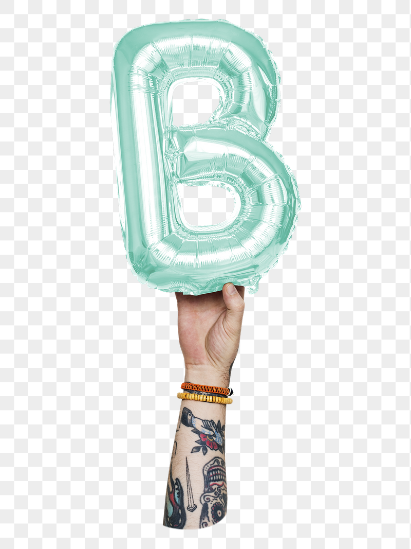 B png English alphabet, balloon | Free PNG - rawpixel