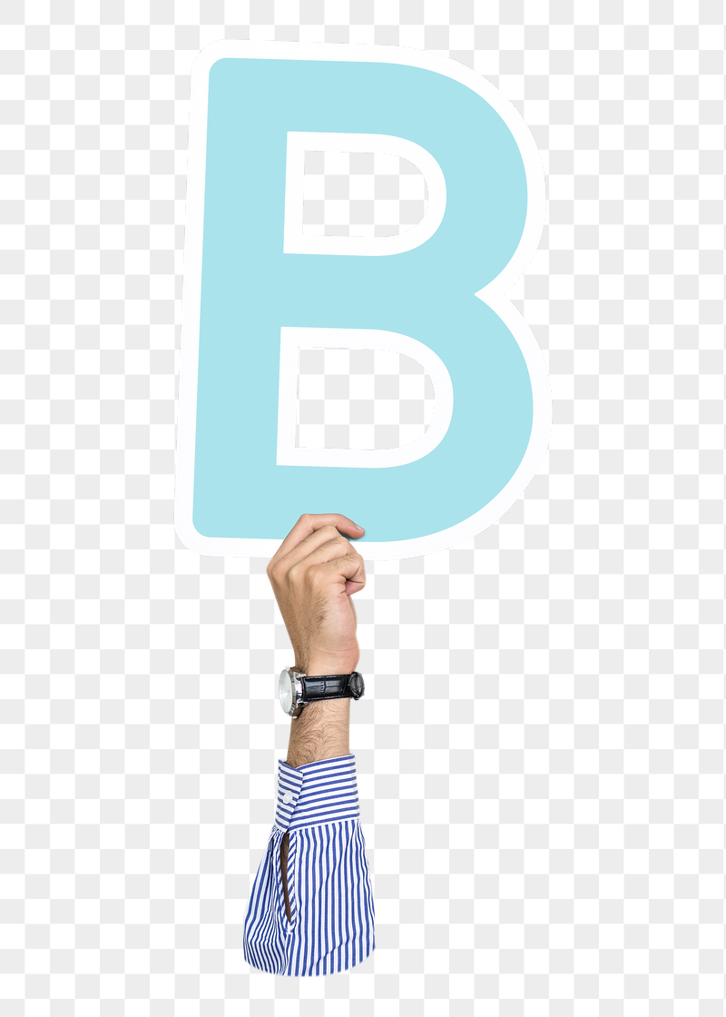 B png English alphabet, hand | Free PNG - rawpixel