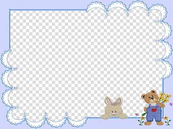 Ba, blue and white frame transparent background PNG clipart