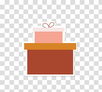 Ba, brown gift box transparent background PNG clipart